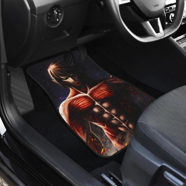 eren titan attack on titans car floor mats rn5e9