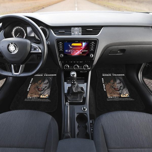 eren yeager car floor mats attack on titan dgbt4