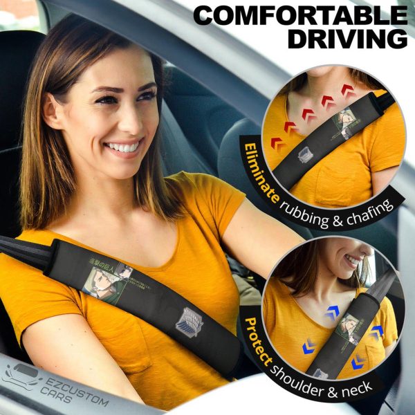 Erwin Smith Attack on Titan Seat Belt Covers