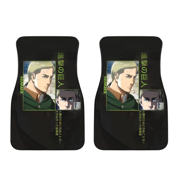 erwin smith car floor mats attack on titan f3ksw
