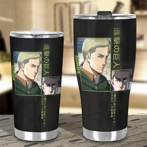erwin smith car tumbler cup attack on titan equ9c