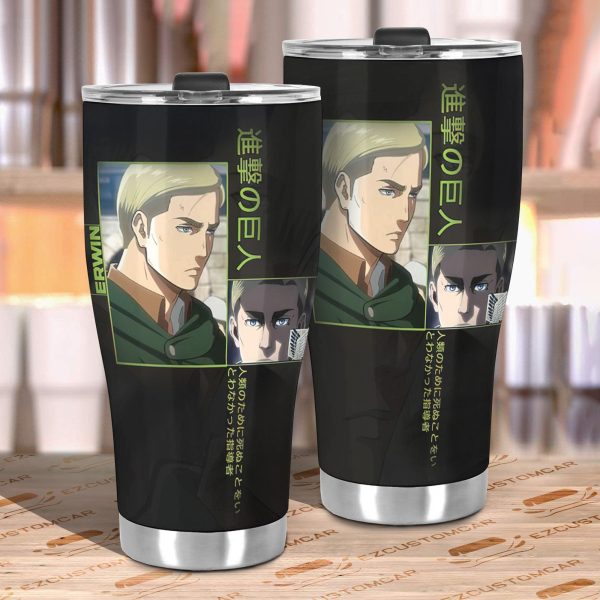 erwin smith car tumbler cup attack on titan kpmg5
