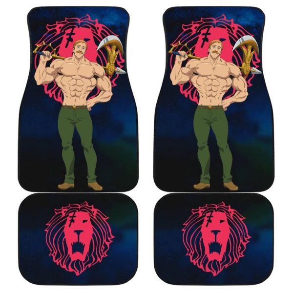 Escanor Car Floor Mats Seven Deadly Sins Anime Car Accessories