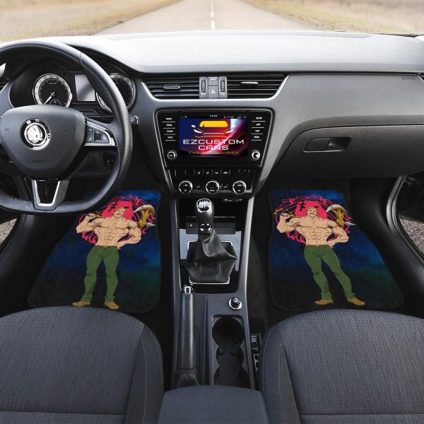 escanor car floor mats custom anime seven deadly sins car accessories vvfpc