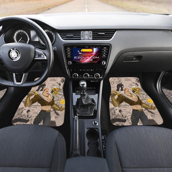 escanor car floor mats seven deadly sins anime car accessories q5fik
