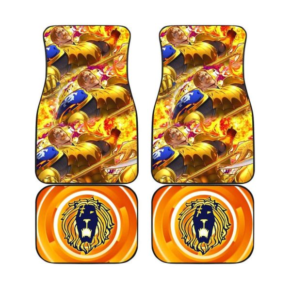 Seven Deadly Sins Anime Car Accessories Escanor Custom Car Floor Mats