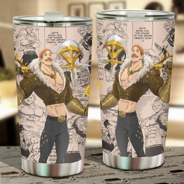 Escanor Car Tumbler Cup Custom Anime Seven Deadly Sins Car Accessories