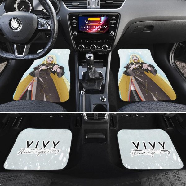 estella car floor mats custom vivy fluorite eyes song anime car accessories l8vbx