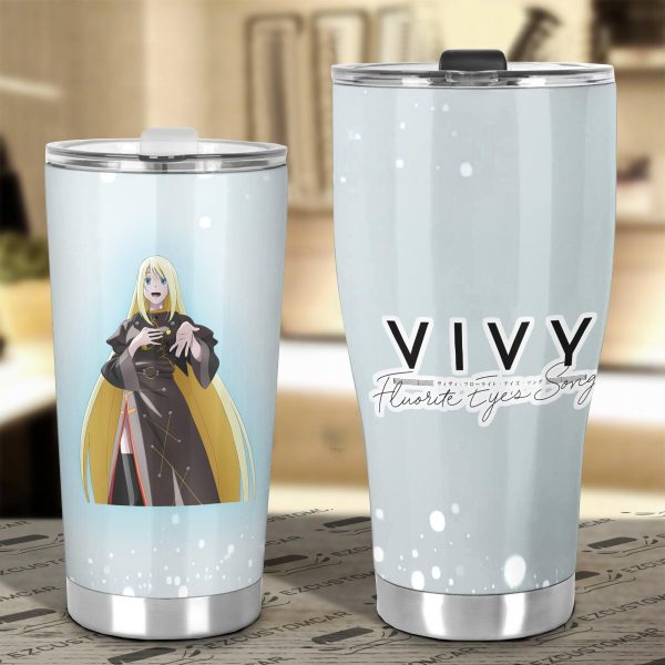 estella stainless steel tumbler custom vivy fluorite eyes song anime car accessories irisj