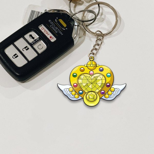 eternals compact symbols keychains sailor moon anime car accessories ccgd5