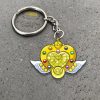 Eternals Compact Symbols Keychains Sailor Moon Anime Car Accessories