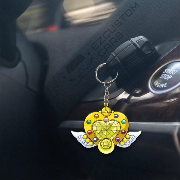 eternals compact symbols keychains sailor moon anime car accessories wepsi