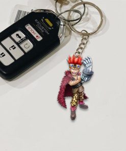 eustass kid keychains custom one piece anime car accessories i9kmv