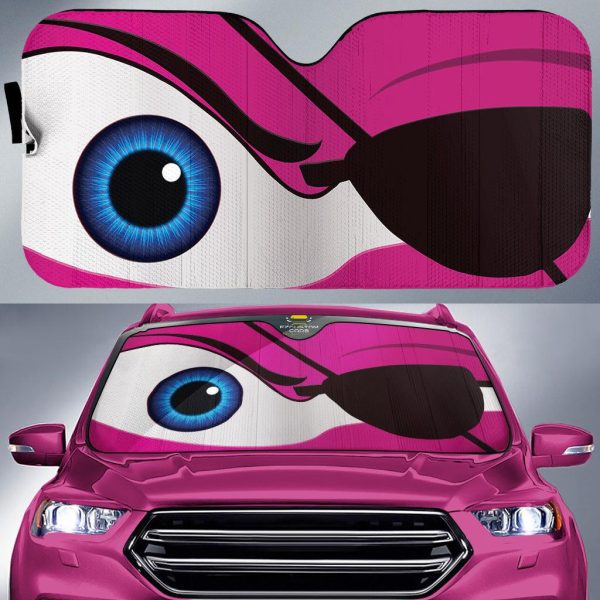 eye patch cartoon custom car windshield sunshades 1rxv0