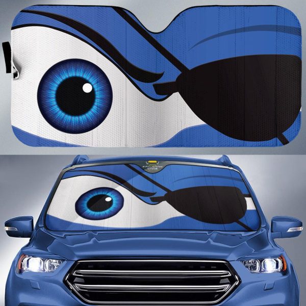 eye patch cartoon custom car windshield sunshades i3tq6