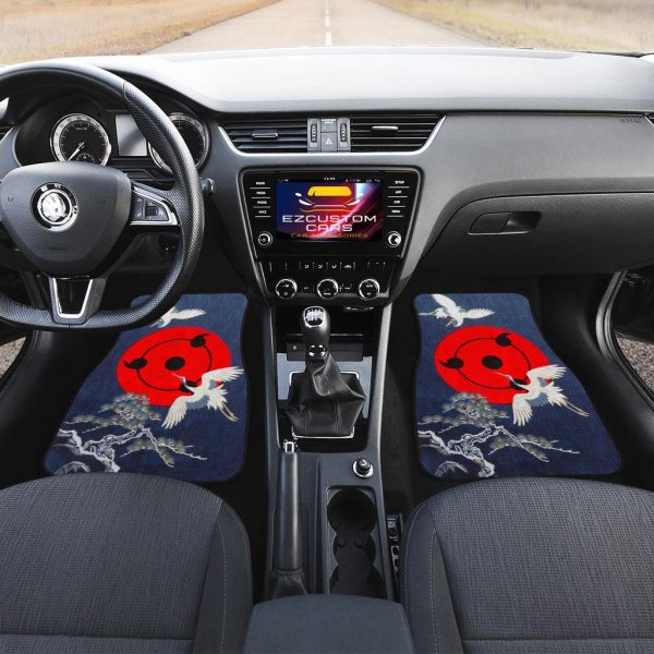 eye tripe tomoe sharingan car floor mats anime naruto car accessories net6l
