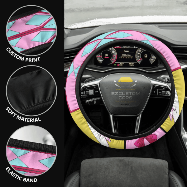 fairy tail anime steering wheel cover mavis vermillion vthak