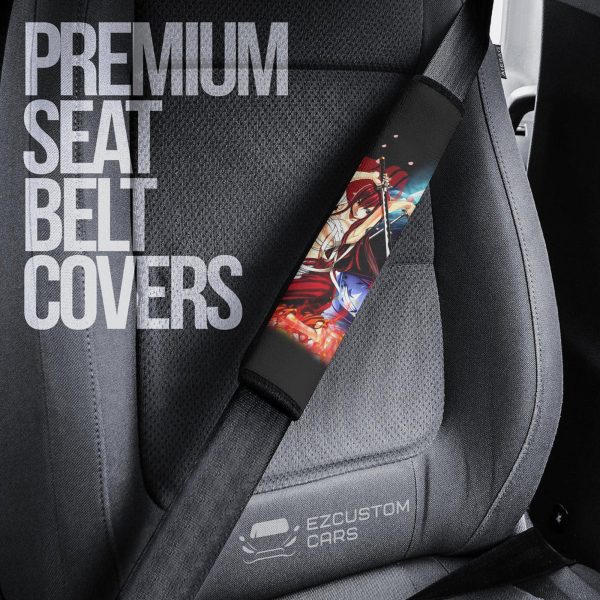fairy tail erza s carlet seat belt covers anime car accessories ed0e7