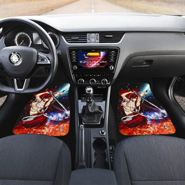 fairy tail erza scarlet car floor mats owsku