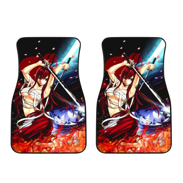 fairy tail erza scarlet car floor mats pdcj2
