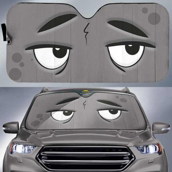 fear and doubt cartoon eyes car windshield sunshade ltlma