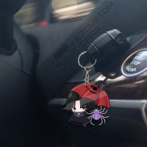 feitan pohtoh keychains custom hunter x hunter car accessories abulh
