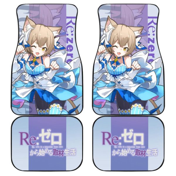 Felix Argyle Car Floor Mats Custom Anime Re:Zero Car Accessories
