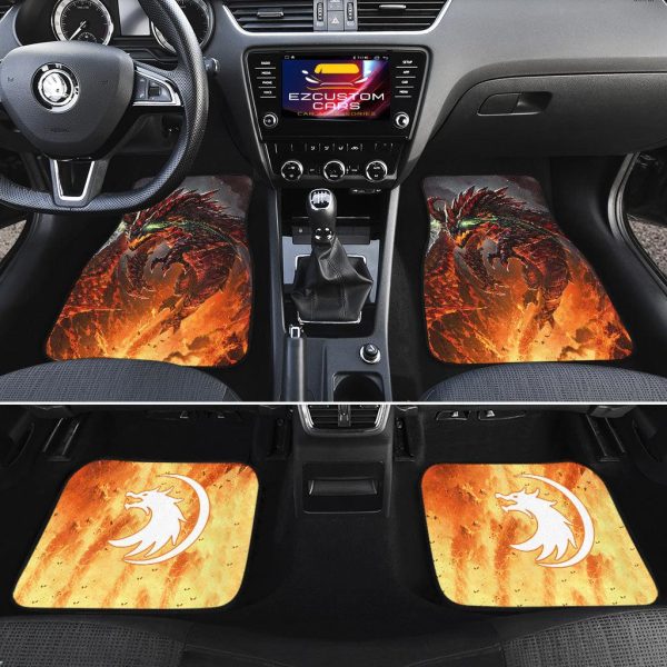 fire dragon car floor mats custom dragon car accessories 0f9lk