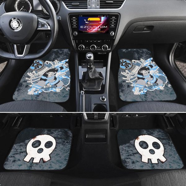 fire force car floor mats custom shinra kusakabe fan art anime car accessories 0j34j