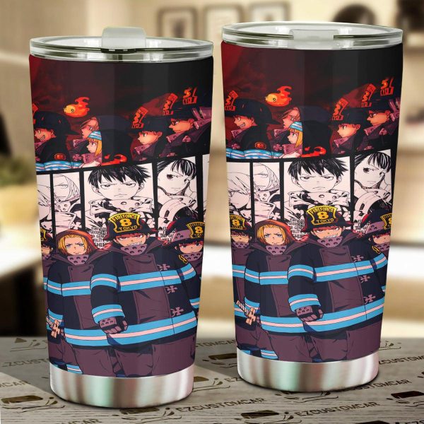Tamaki Kotatsu Car Tumbler Cup Custom Fire Force 100 Anime Car Accessories