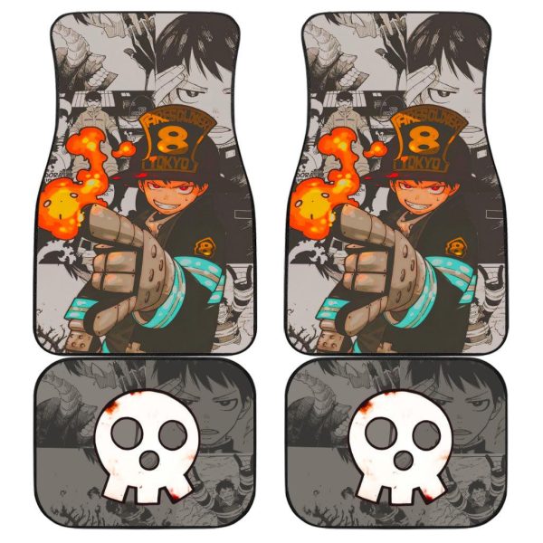 Fire Force All Characters Car Floor Mats Anime Car Accessories