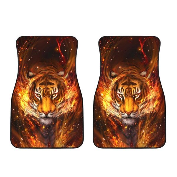 fire tiger car floor mats custom tiger car accessories n6oge