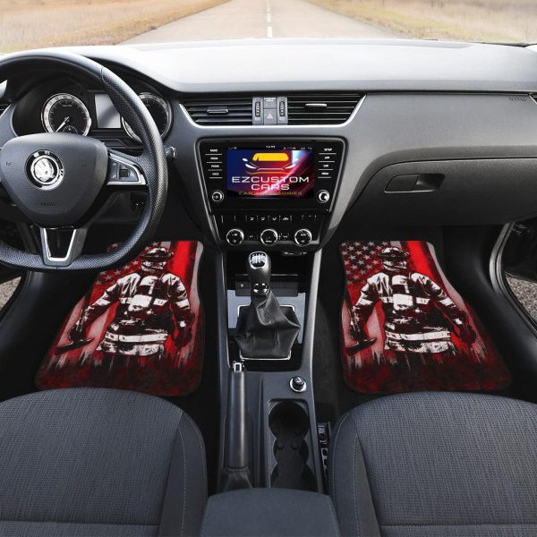 firefighter car accessories custom car floor mats american flag firefighter szkru