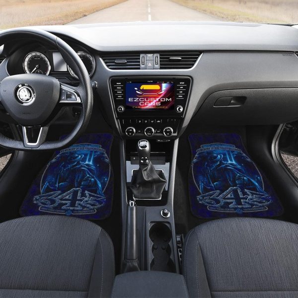 firefighter car accessories custom car floor mats firefighter 343 never forgotten itmdr