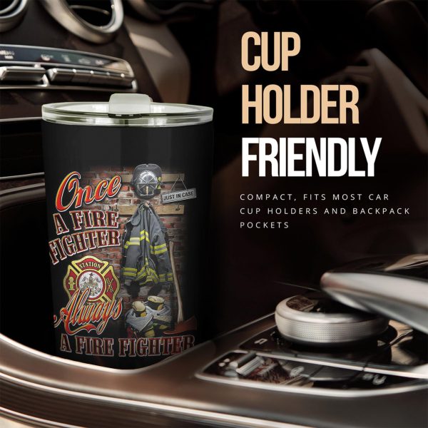 firefighter car accessories custom car tumblers cup once a firefighter always a firefighter xqfpf