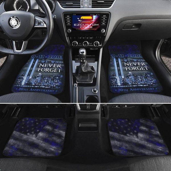 flag american car accessories custom car floor mats 9 11 2001 we will never forget ifouz