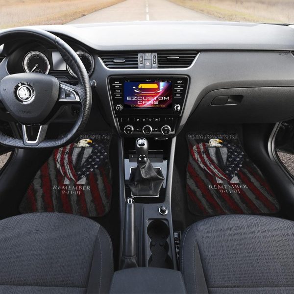 flag american car accessories custom car floor mats 911 no day shall erase you uvuvy