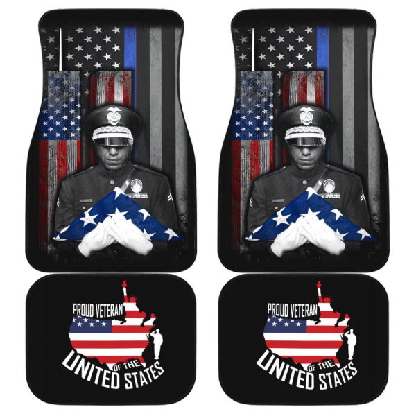 Flag American Car Accessories Custom Car Floor Mats I lOVE USA