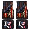 Flag American Car Accessories Custom Car Floor Mats I lOVE USA