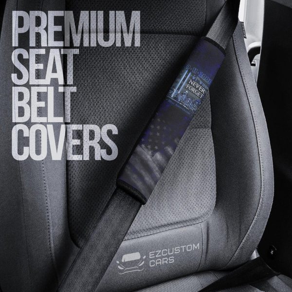 flag american car accessories custom seat belt covers9 11 2001 we will never forget 82bik