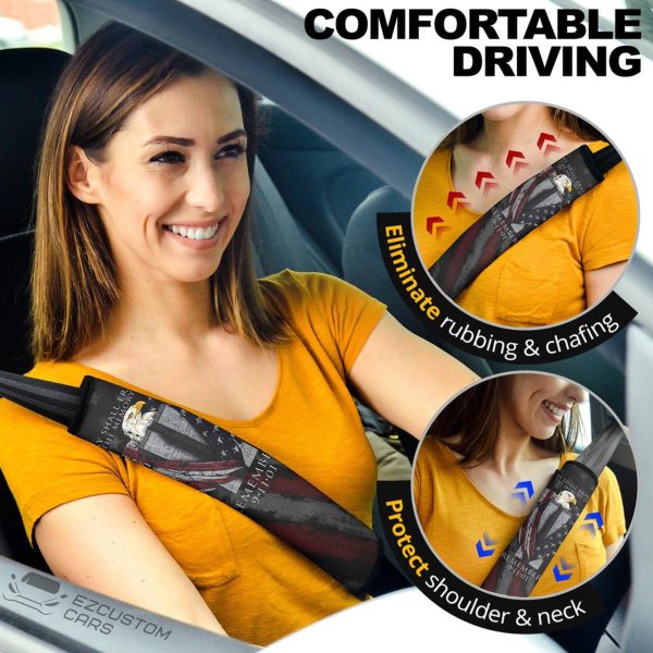 Flag American Car Accessories Custom Seat Belt Covers9/11: No Day Shall Erase You