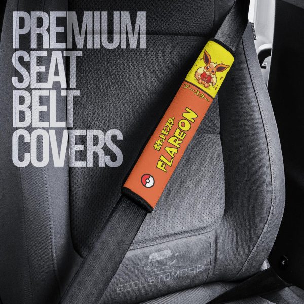 flareon seat belt cover custom pokemon gift car accessories nbxq7