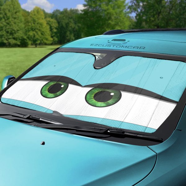 flo pixar cars eyes windshield sunshade falfy