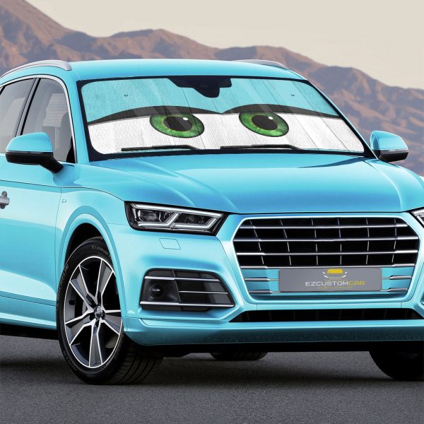 flo pixar cars eyes windshield sunshade rgbue