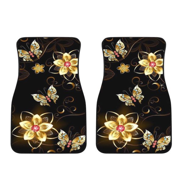 flower butterfly car floor mats custom butterfly car accessories zcpaq