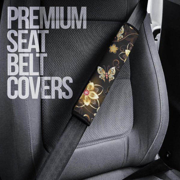 flower butterfly seat belt covers custom butterfly car accessories xbxap