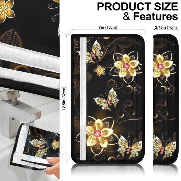 flower butterfly seat belt covers custom butterfly car accessories xda5h