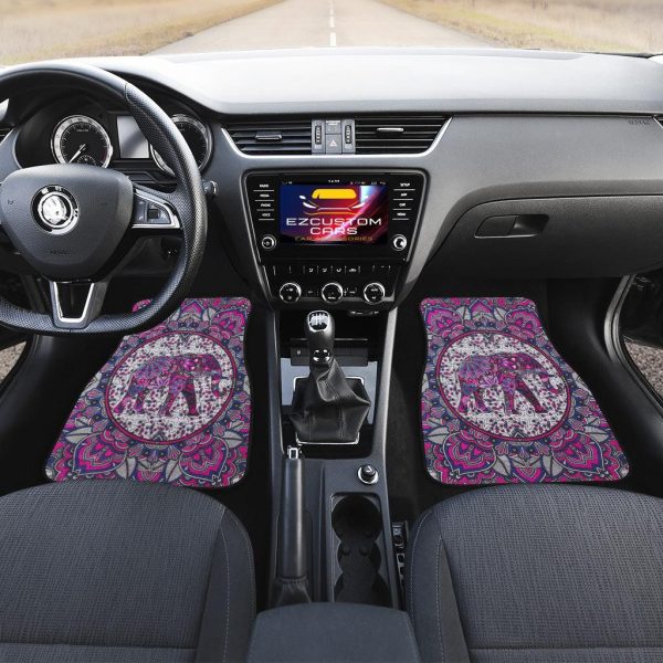 flower elephant car floor mats custom elephant car accessories djf8l