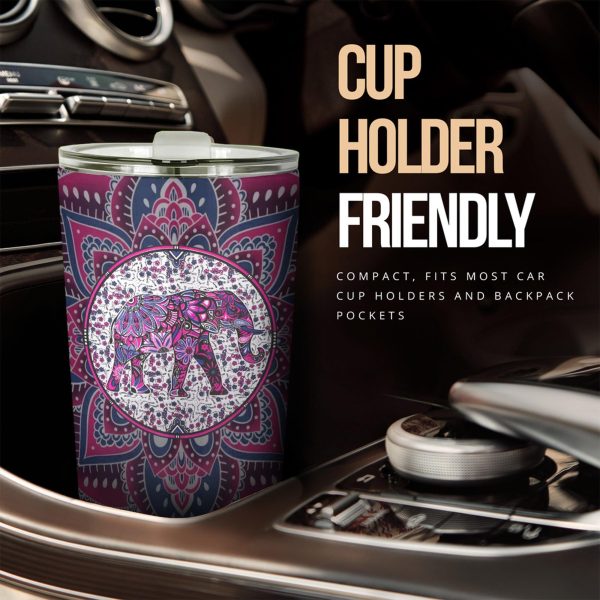 flower elephant car tumbler cup custom elephant car accessories hvdfc