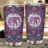 Flower Elephant Car Tumbler Cup Custom Elephant Car Accessories